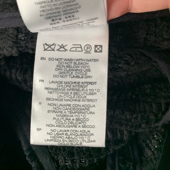 IRO PARIS SIANA Black Puff Sleeve Jacket size 42 - Picture 10 of 14